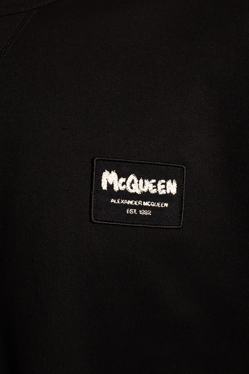 Alexander McQueen Logo-appliquéd sweatshirt